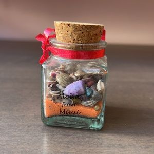 Maui, Hawaii Collectible Seashell Jar